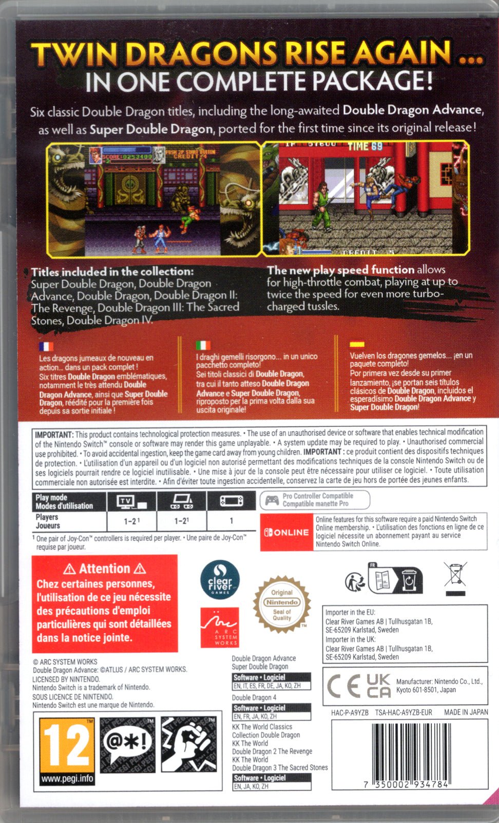 Double Dragon Collection - BASCO GAMES