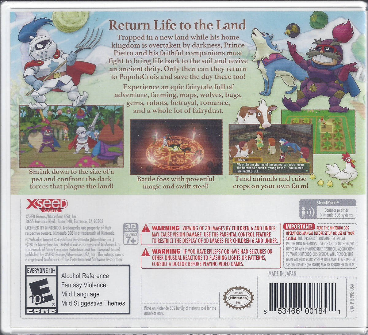 Return to Popolocrois - BASCO GAMES