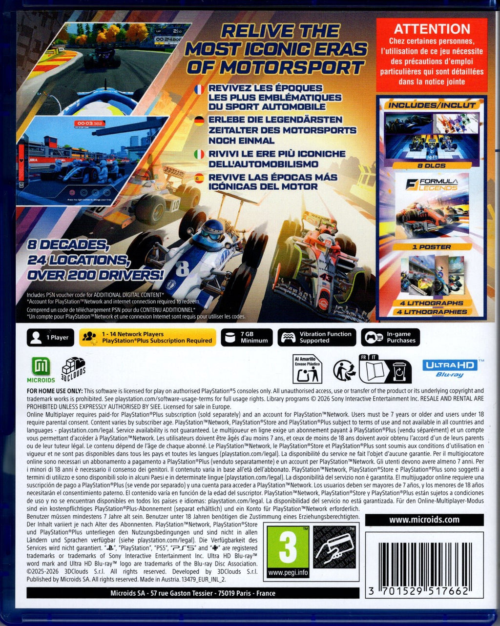 Formula Legends Legacy Edition - BASCO GAMES