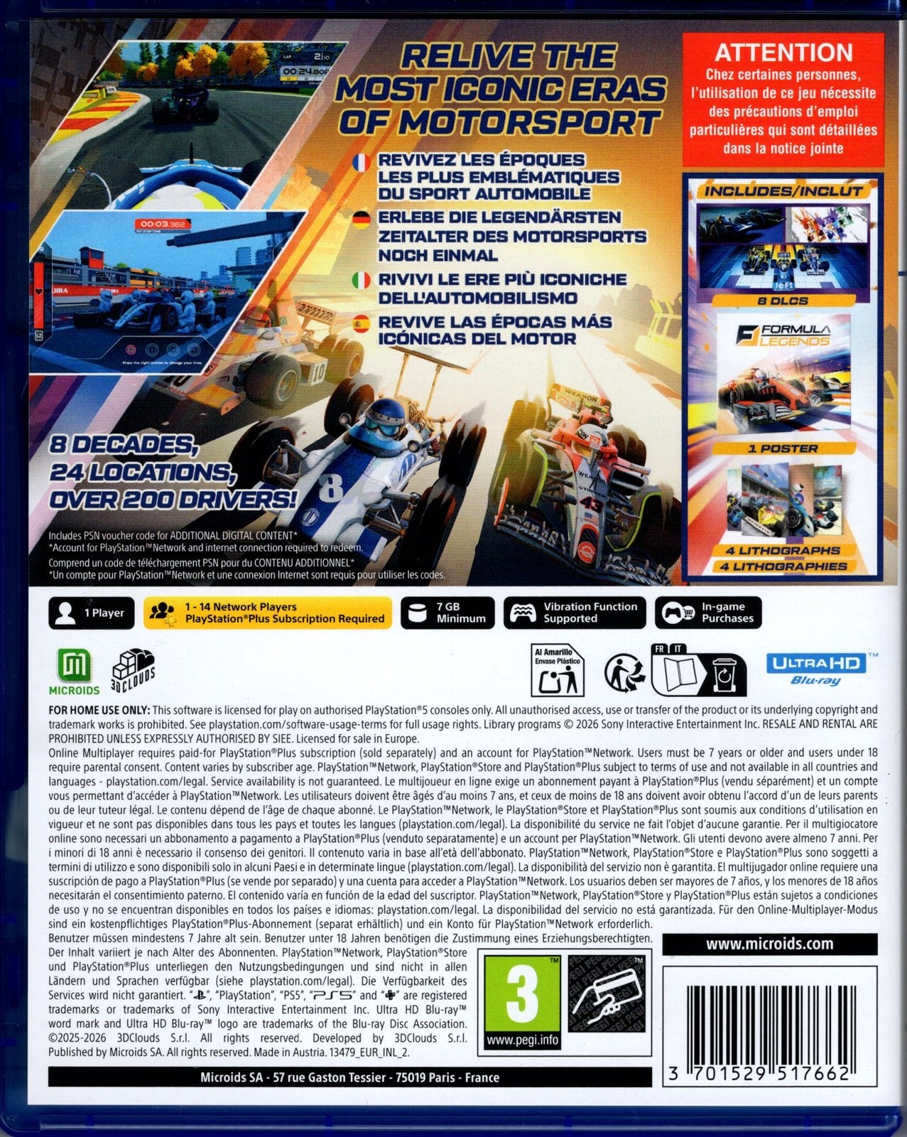 Formula Legends Legacy Edition - BASCO GAMES
