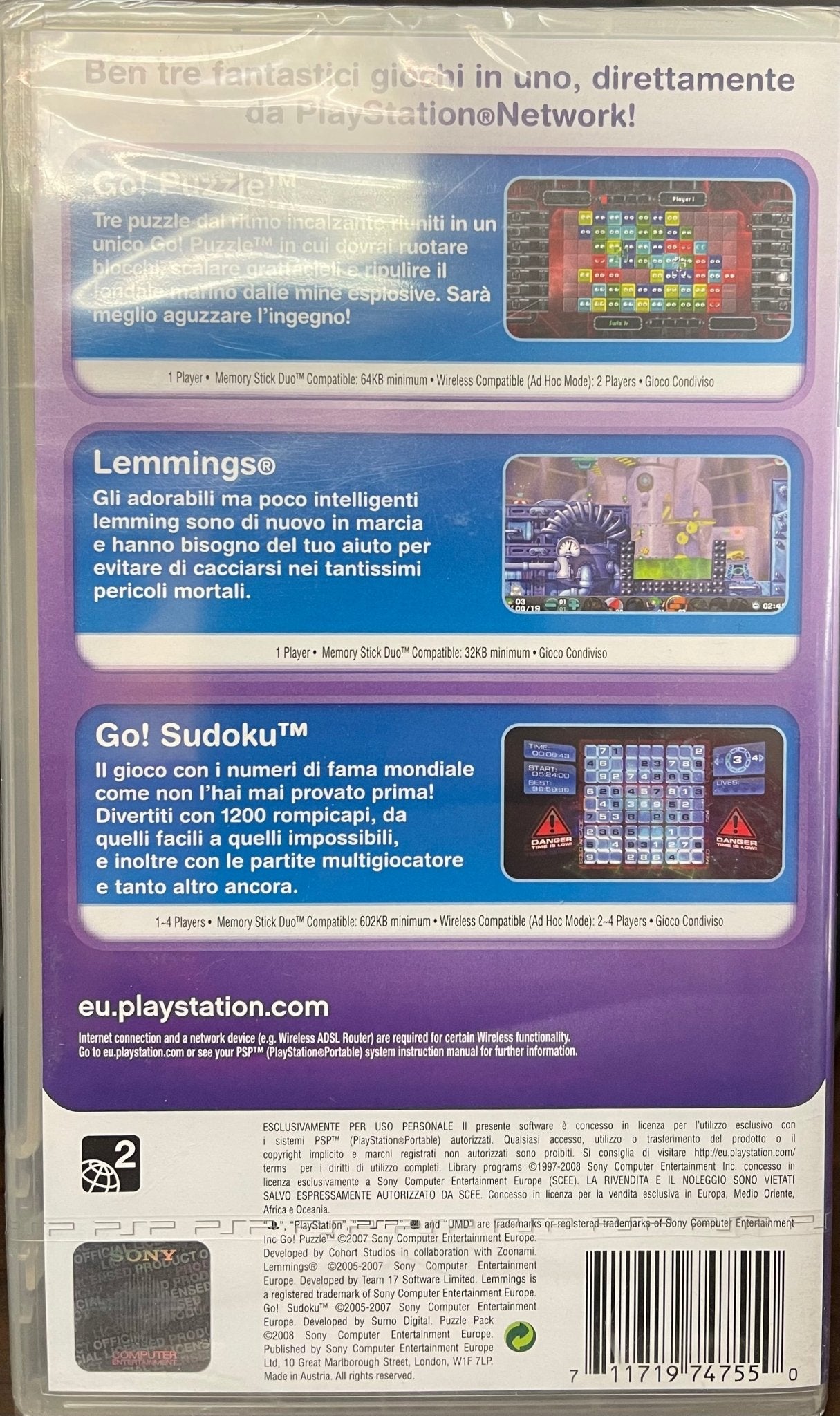 PSN Collection Puzzle Pack - BASCO GAMES