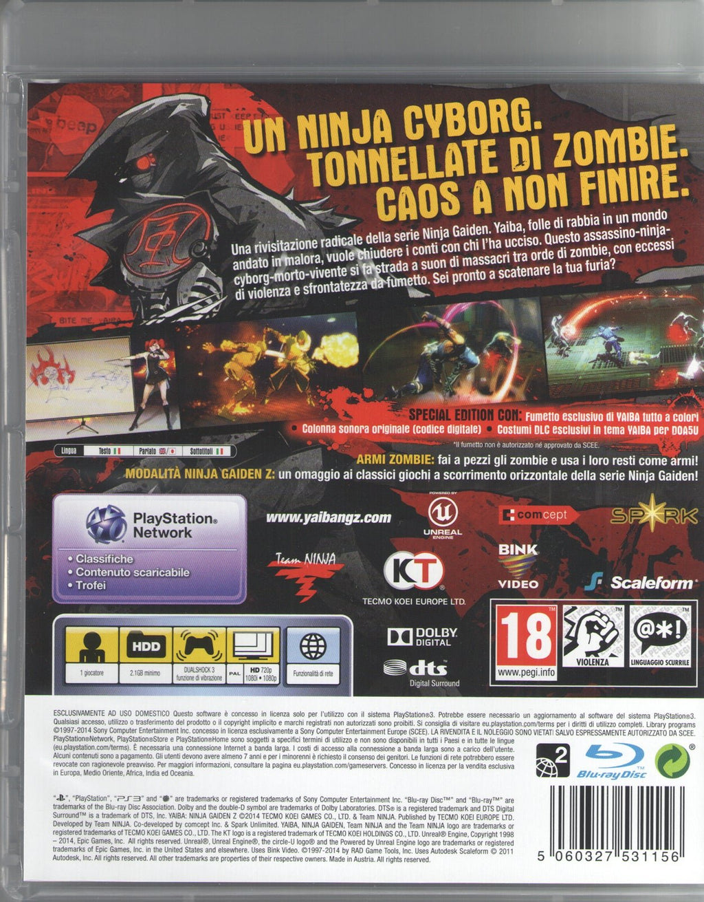 Yaiba Ninja Gaiden Z: Special Edition - BASCO GAMES