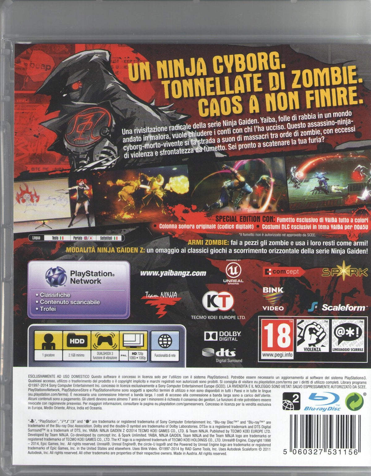Yaiba Ninja Gaiden Z: Special Edition - BASCO GAMES