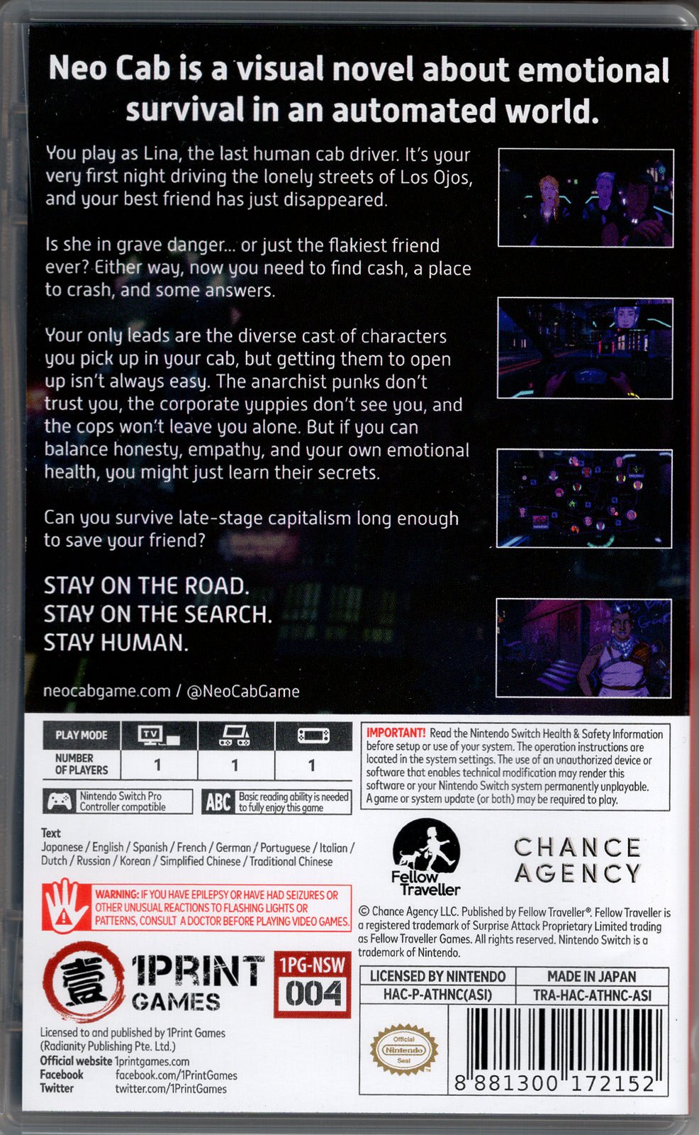 Neo Cab - BASCO GAMES