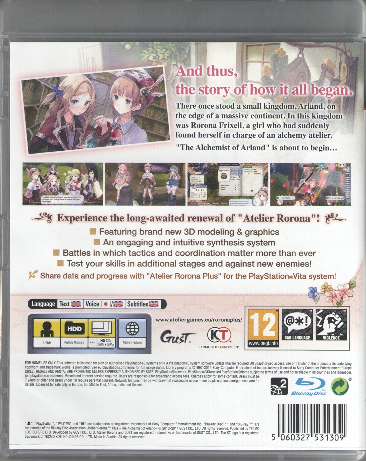 Atelier Rorona Plus: Alchemist Of Arland - BASCO GAMES