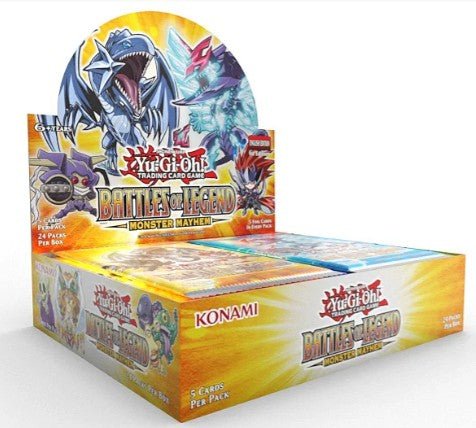 Yu-Gi-Oh! Battles of Legend: Monster Mayhem Booster Box 1st Ed - BASCO GAMES