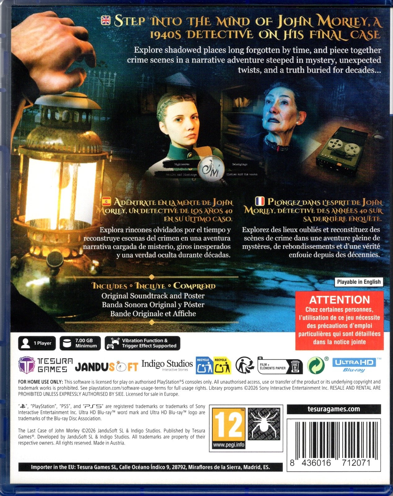 The Last Case of John Morley - BASCO GAMES