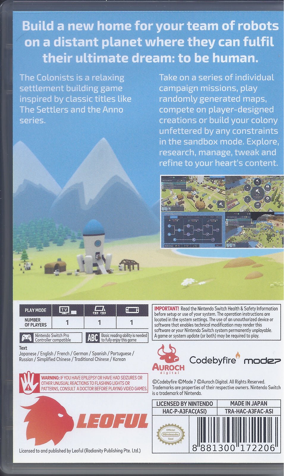 The Colonists - BASCO GAMES