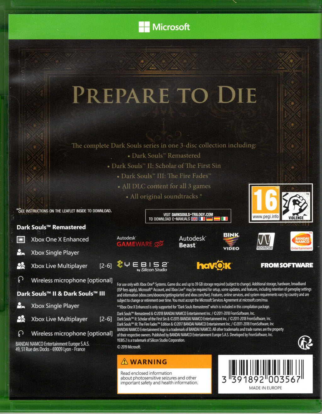 Dark Souls Trilogy - BASCO GAMES