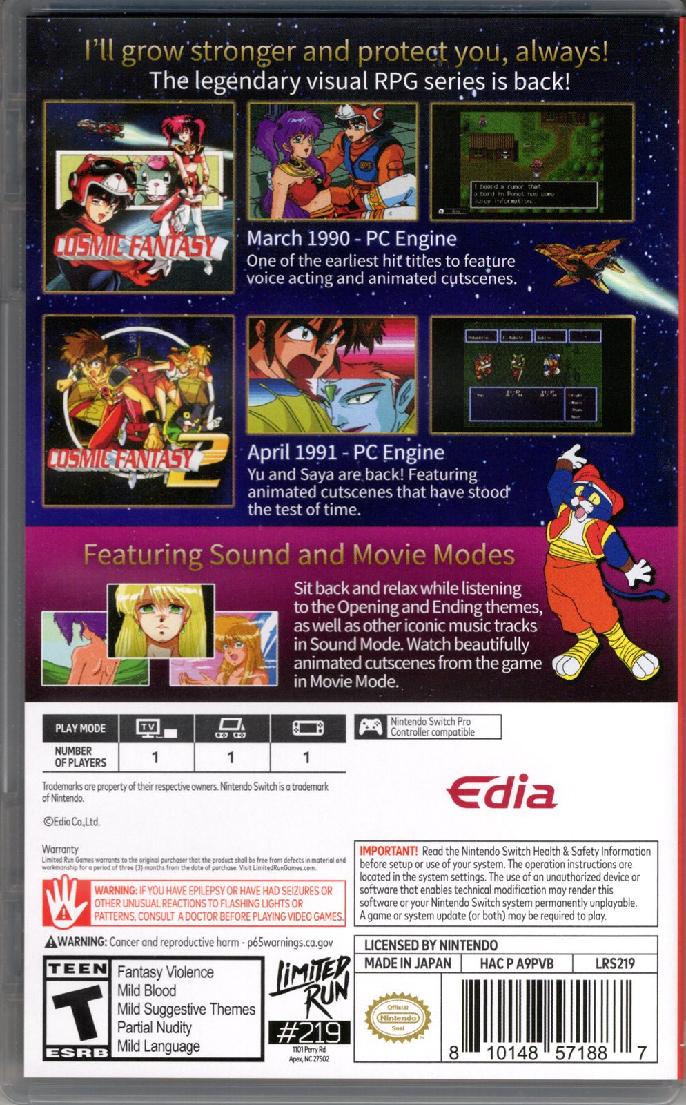 Cosmic Fantasy Collection - BASCO GAMES