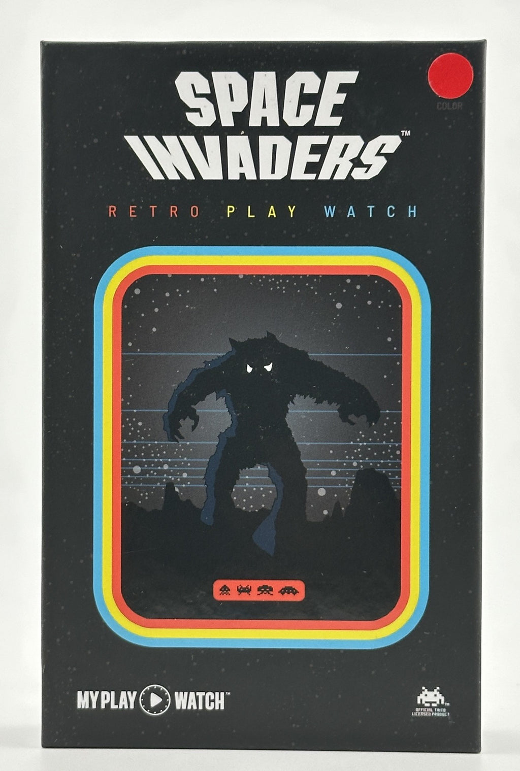 Space Invaders Retro Gaming Smartwatch - Red - BASCO GAMES