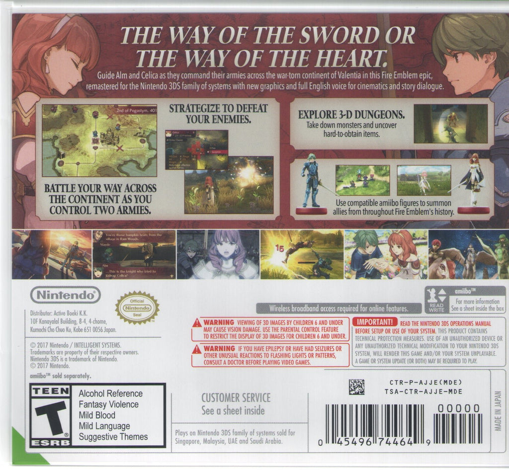 Fire Emblem Echoes: Shadows of Valentia - BASCO GAMES