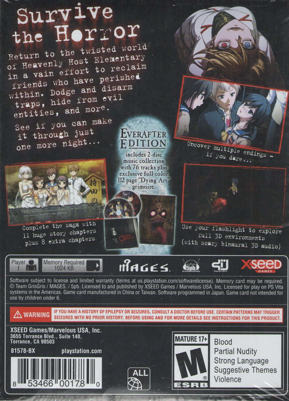 Corpse Party: Blood Drive - Ever After Edition - BASCO GAMES