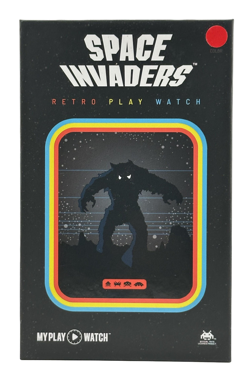 Space Invaders Retro Gaming Smartwatch - Red - BASCO GAMES