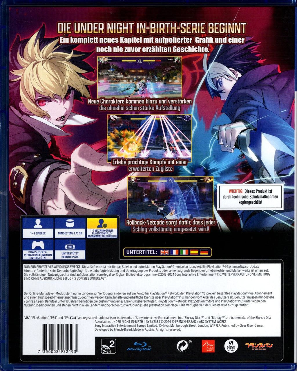 Under Night In-Birth II [Sys:Celes] - BASCO GAMES