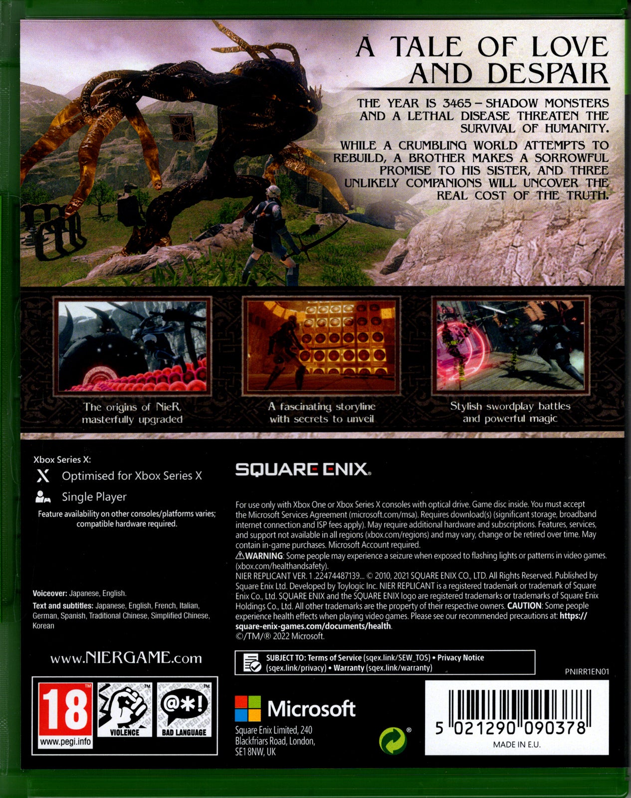 NieR Replicant ver.1.22474487139 - BASCO GAMES