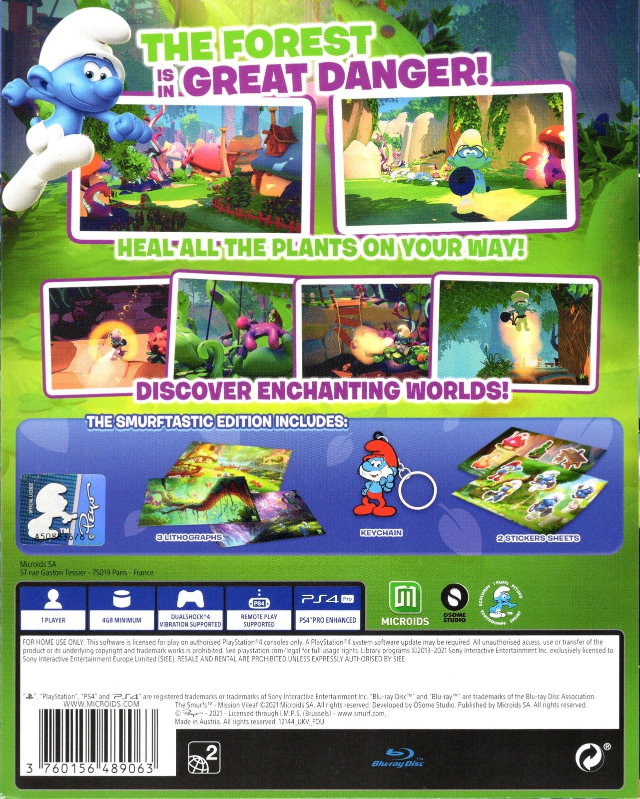 The Smurfs Mission VilEaf - Smurfastic Edition - BASCO GAMES