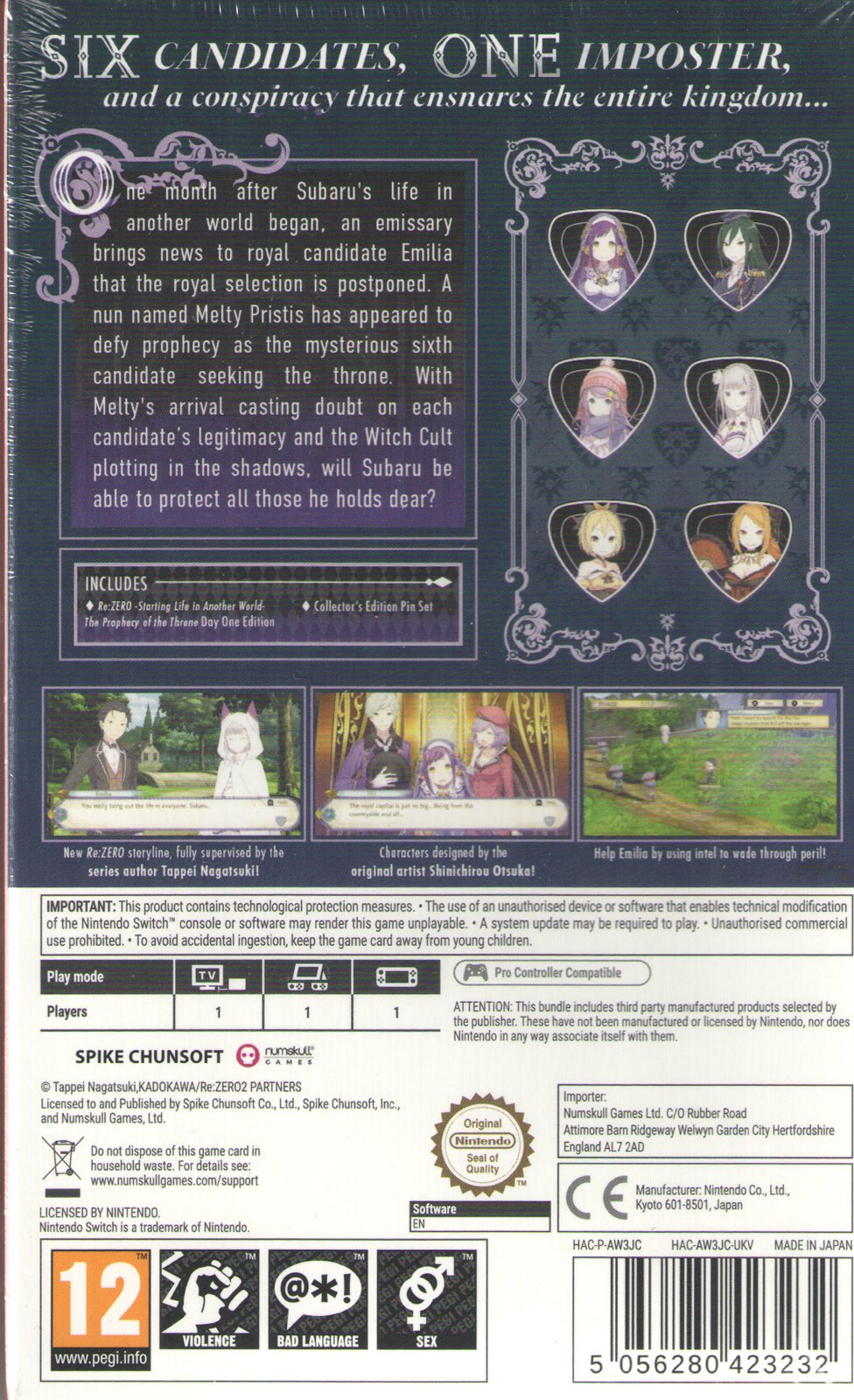 Re:ZERO The Prophecy of the Throne Day One Ed - BASCO GAMES