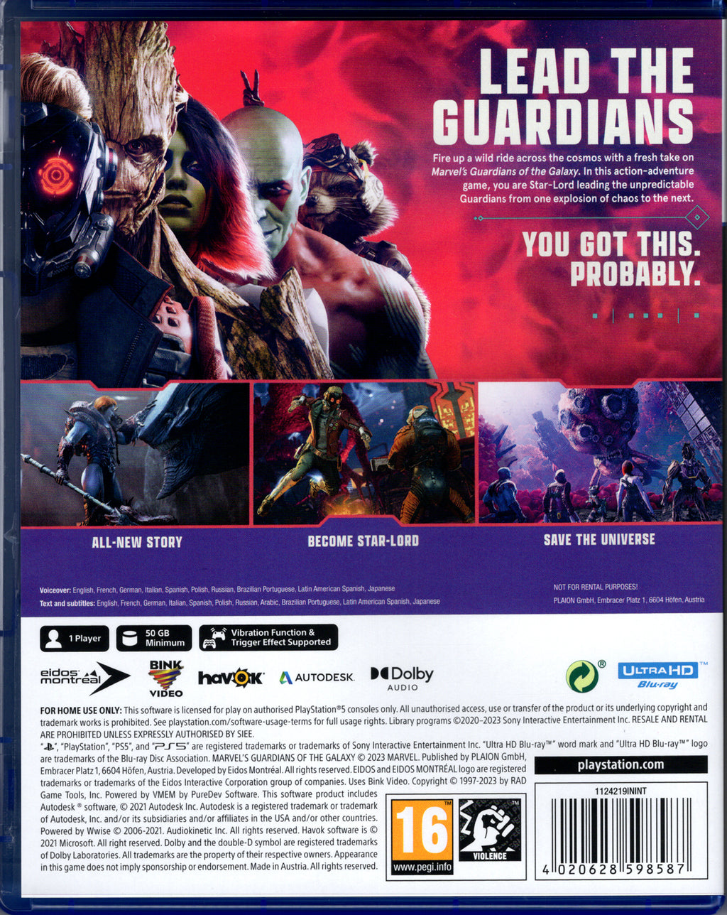 Marvels Guardians of the Galaxy