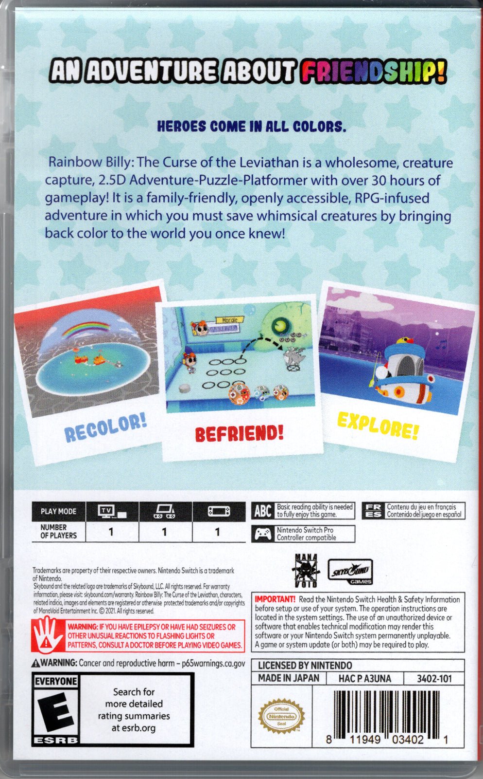Rainbow Billy: The Curse of the Leviathan - BASCO GAMES