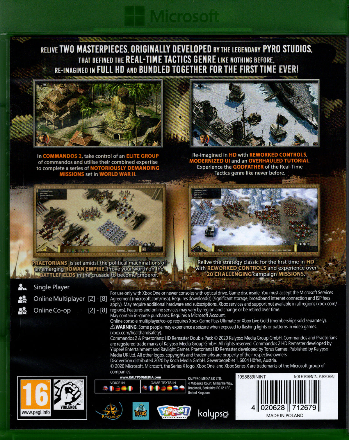 Commandos 2 & Praetorians HD Remaster Double Pack