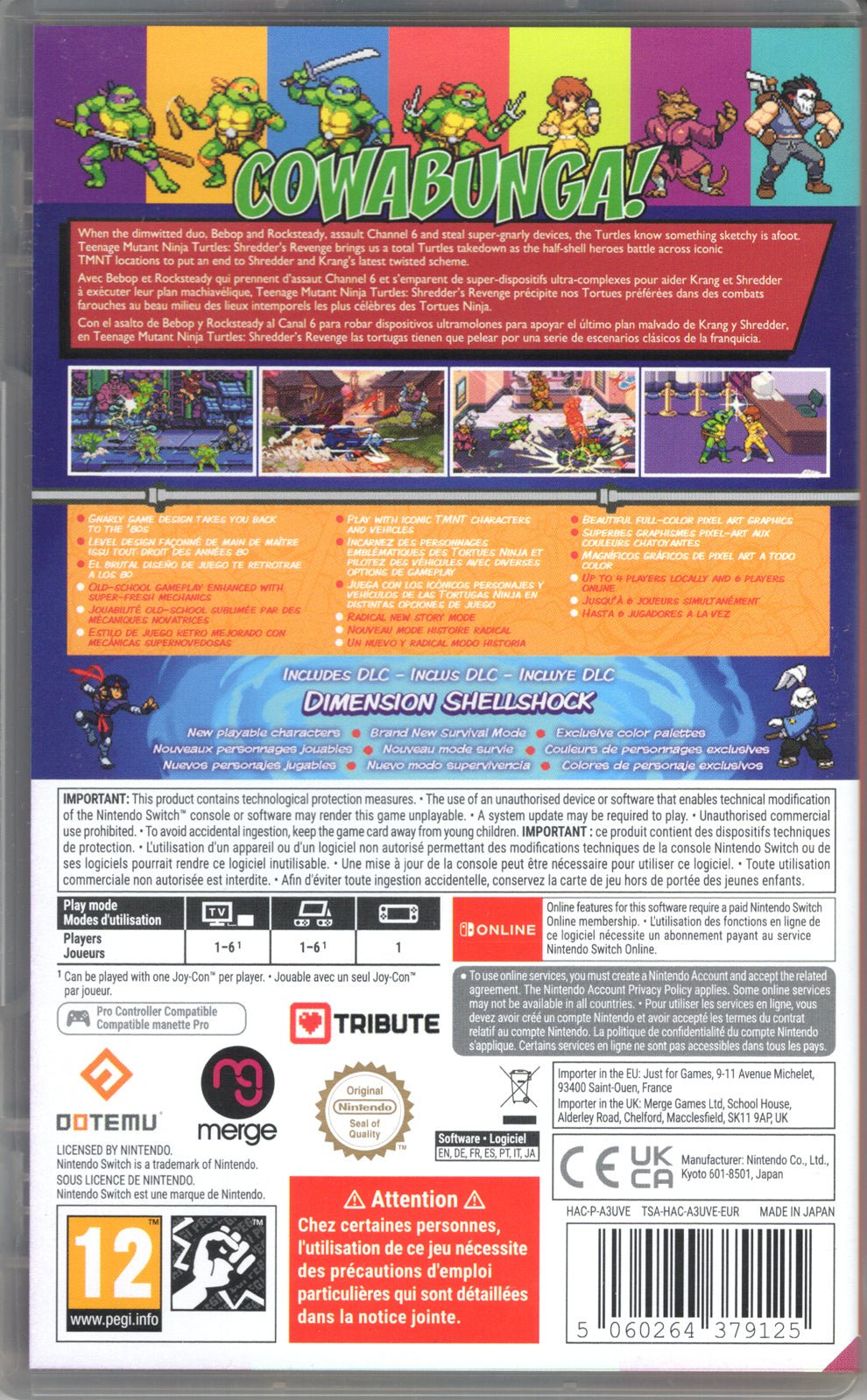 Teenage Mutant Ninja Turtles: Shredders Revenge Anniversary Edition - BASCO GAMES