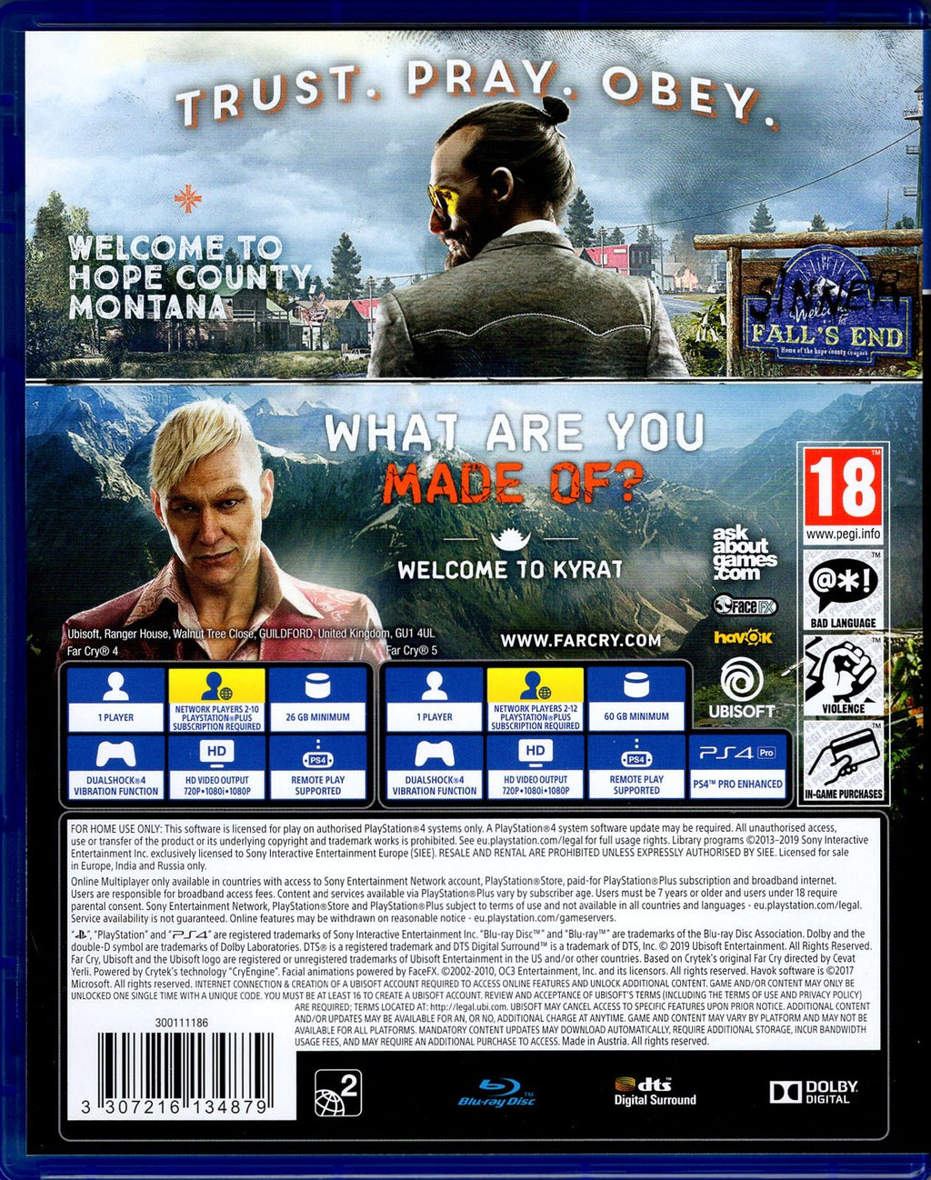 Far Cry 4 + Far Cry 5 Double Pack - BASCO GAMES