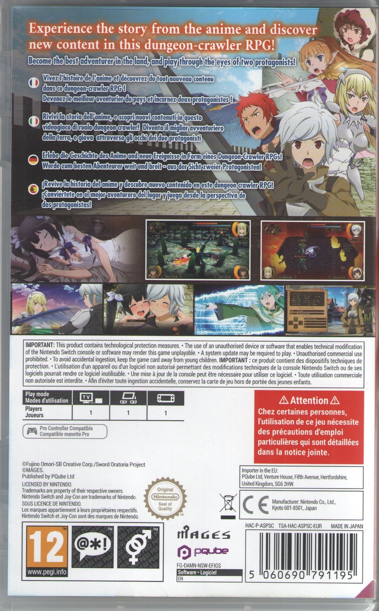 Is It Wrong To Try To Pick Up Girls in A Dungeon - BASCO GAMES