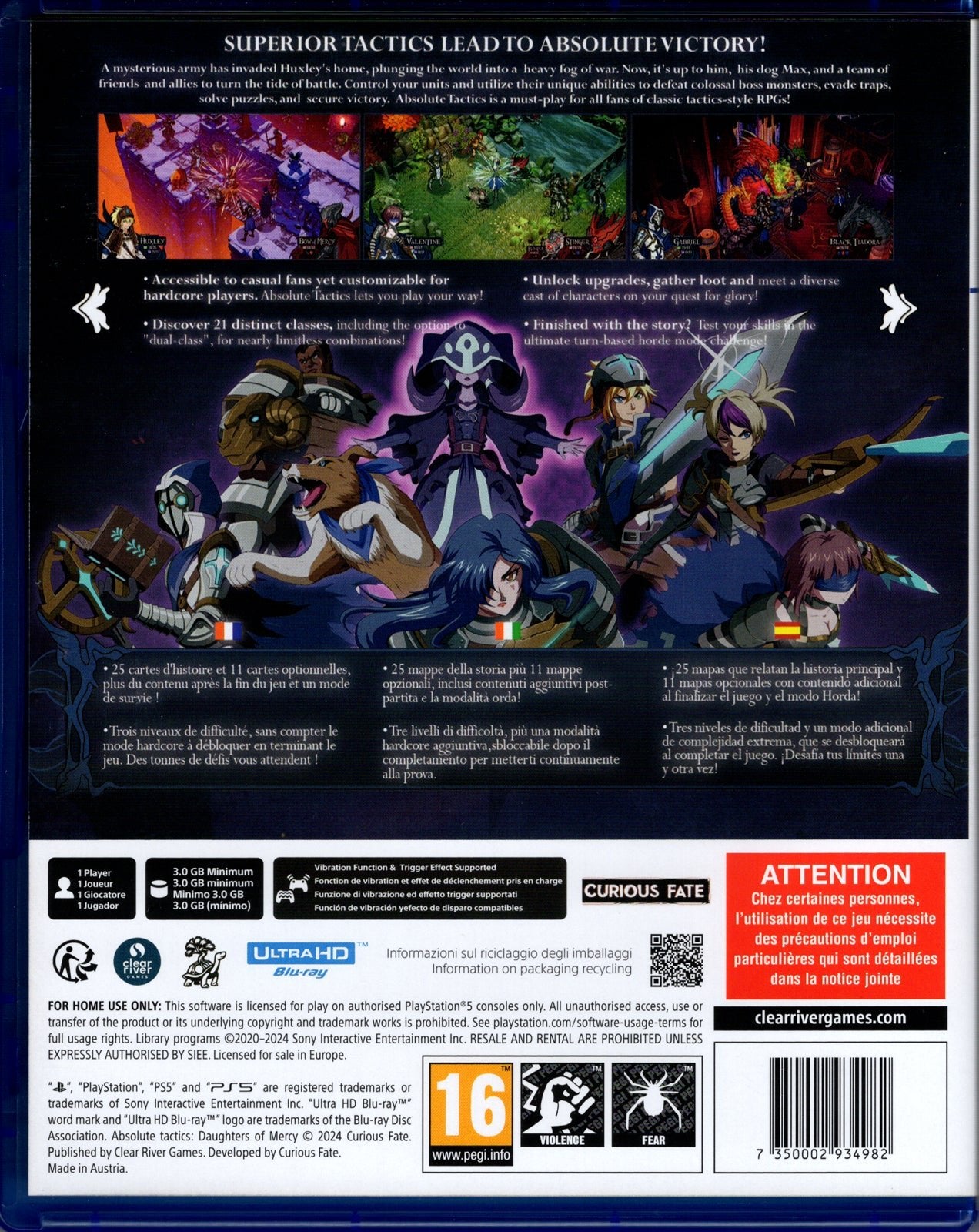 Absolute Tactics Daughters of Mercy - BASCO GAMES