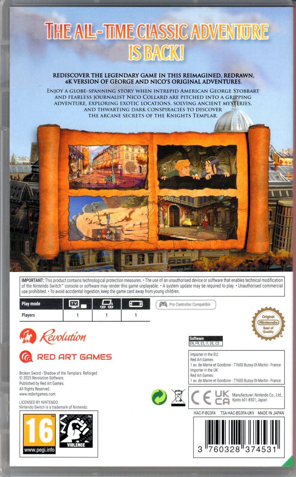 Broken Sword-Shadow of the Templars: Reforged - BASCO GAMES