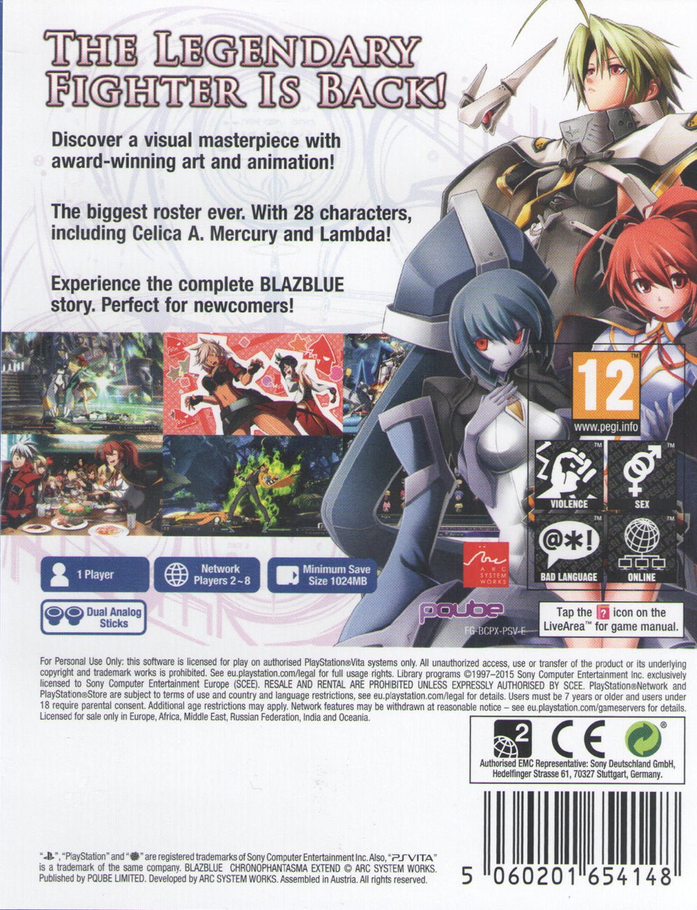 Blazblue: Chrono Phantasma Extend - BASCO GAMES