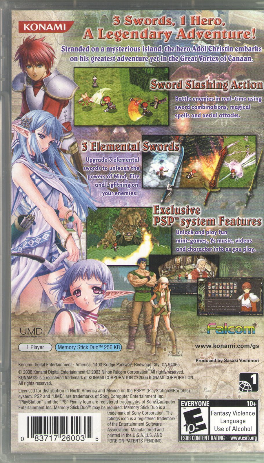 Ys: The Ark of Napishtim - BASCO GAMES