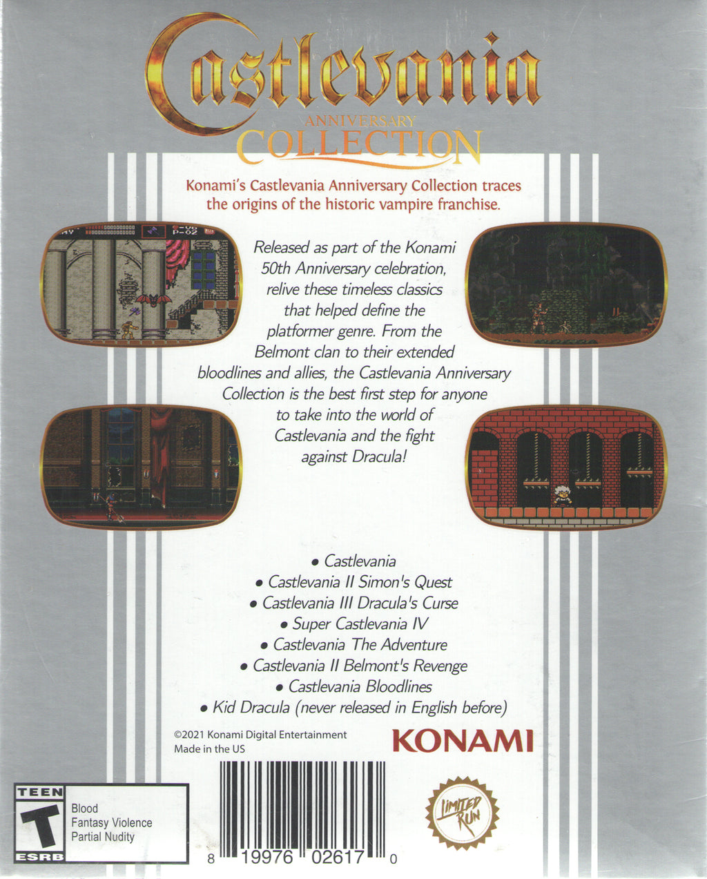Castlevania Anniversary Collection Classic Ed - BASCO GAMES