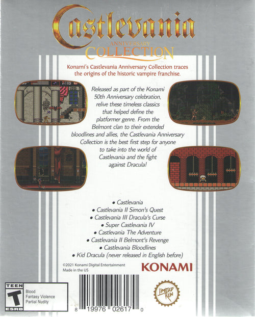 Castlevania Anniversary Collection Classic Ed - BASCO GAMES