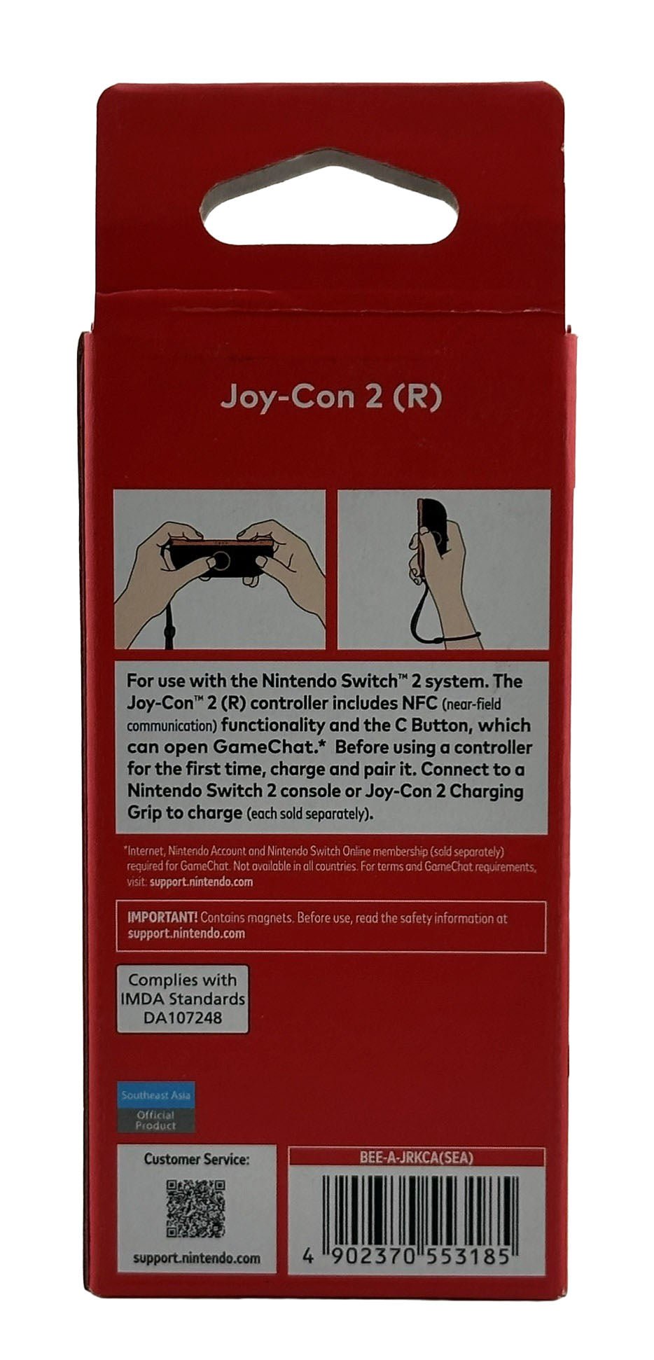 Joy-Con™ 2 (R) Light Red - BASCO GAMES