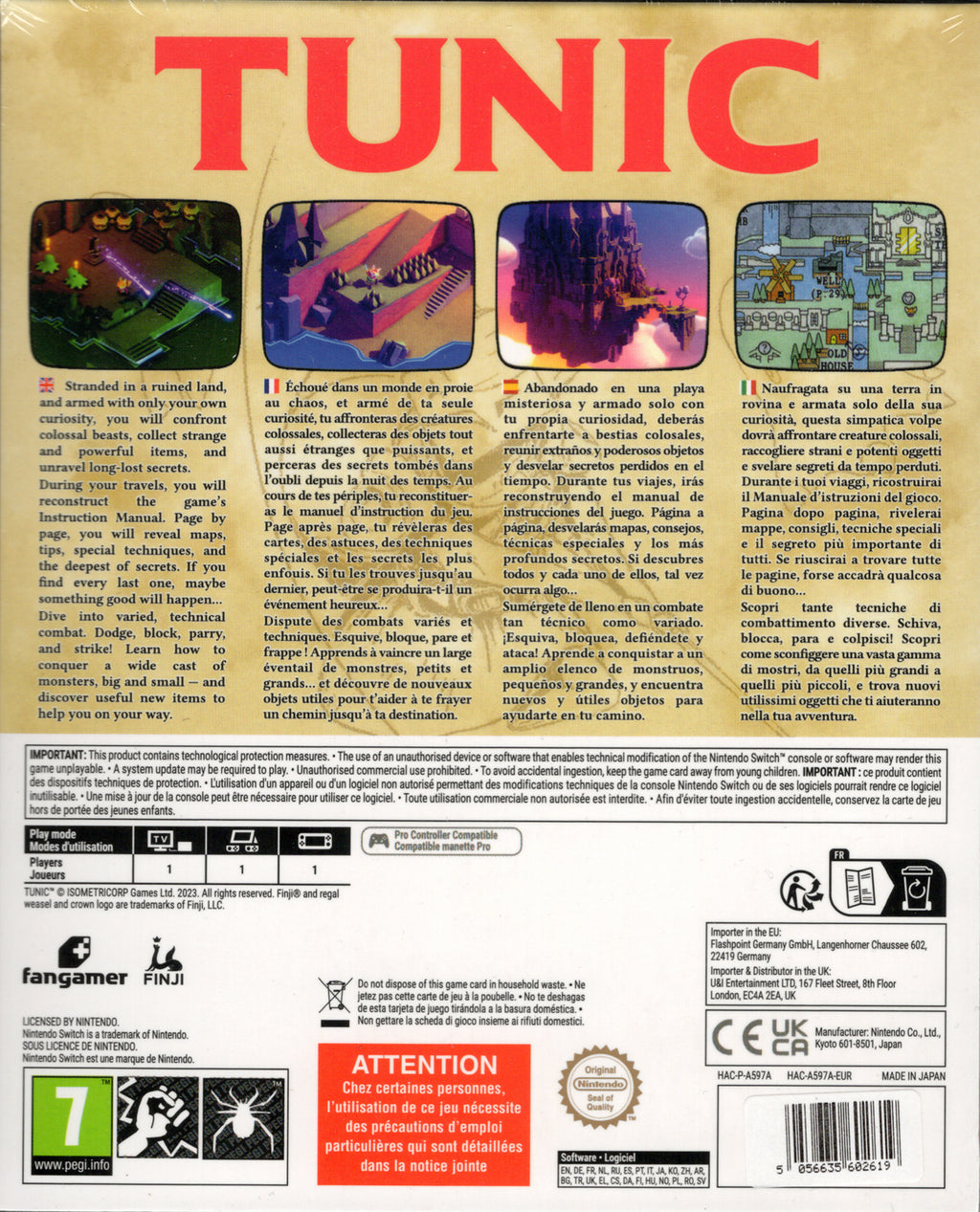 Tunic - BASCO GAMES