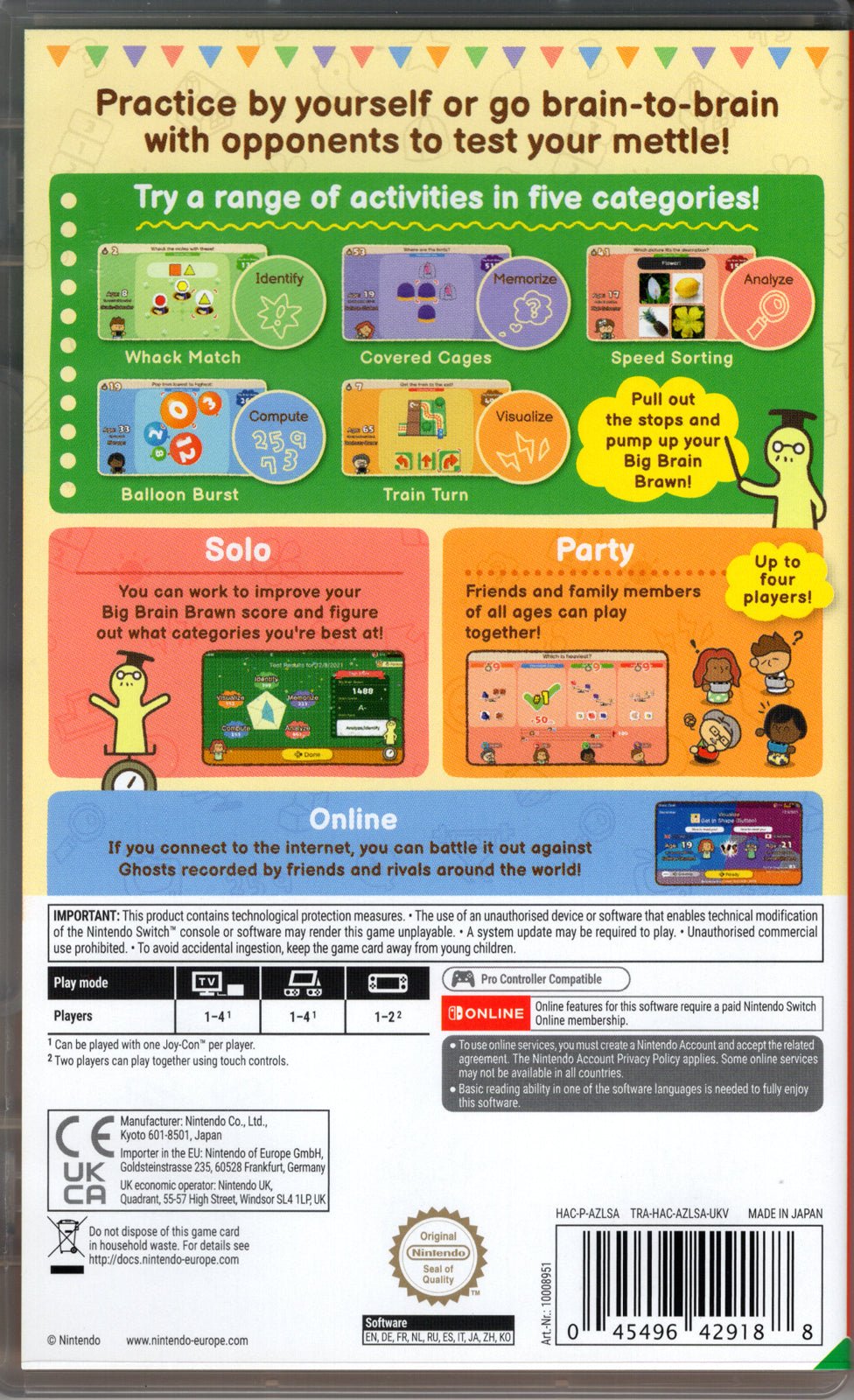 Big Brain Academy: Brain vs Brain - BASCO GAMES