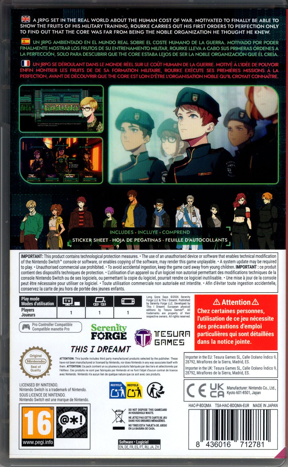 Long Gone Days - BASCO GAMES