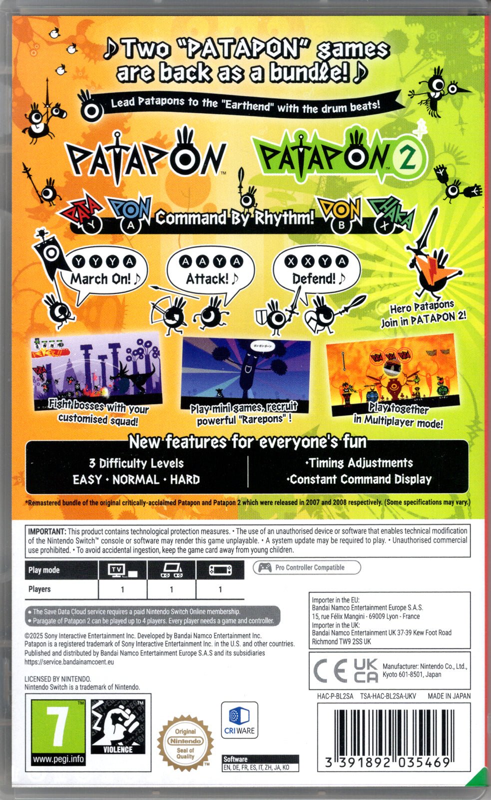Patapon 1 + 2 Replay - BASCO GAMES