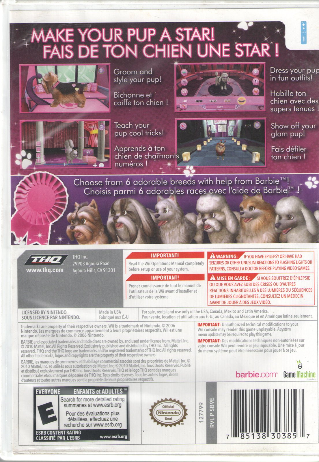Barbie Groom And Glam Pups - BASCO GAMES