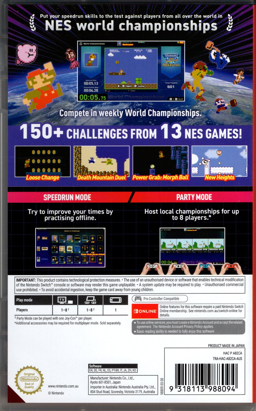 Nintendo World Championships: NES Edition - BASCO GAMES