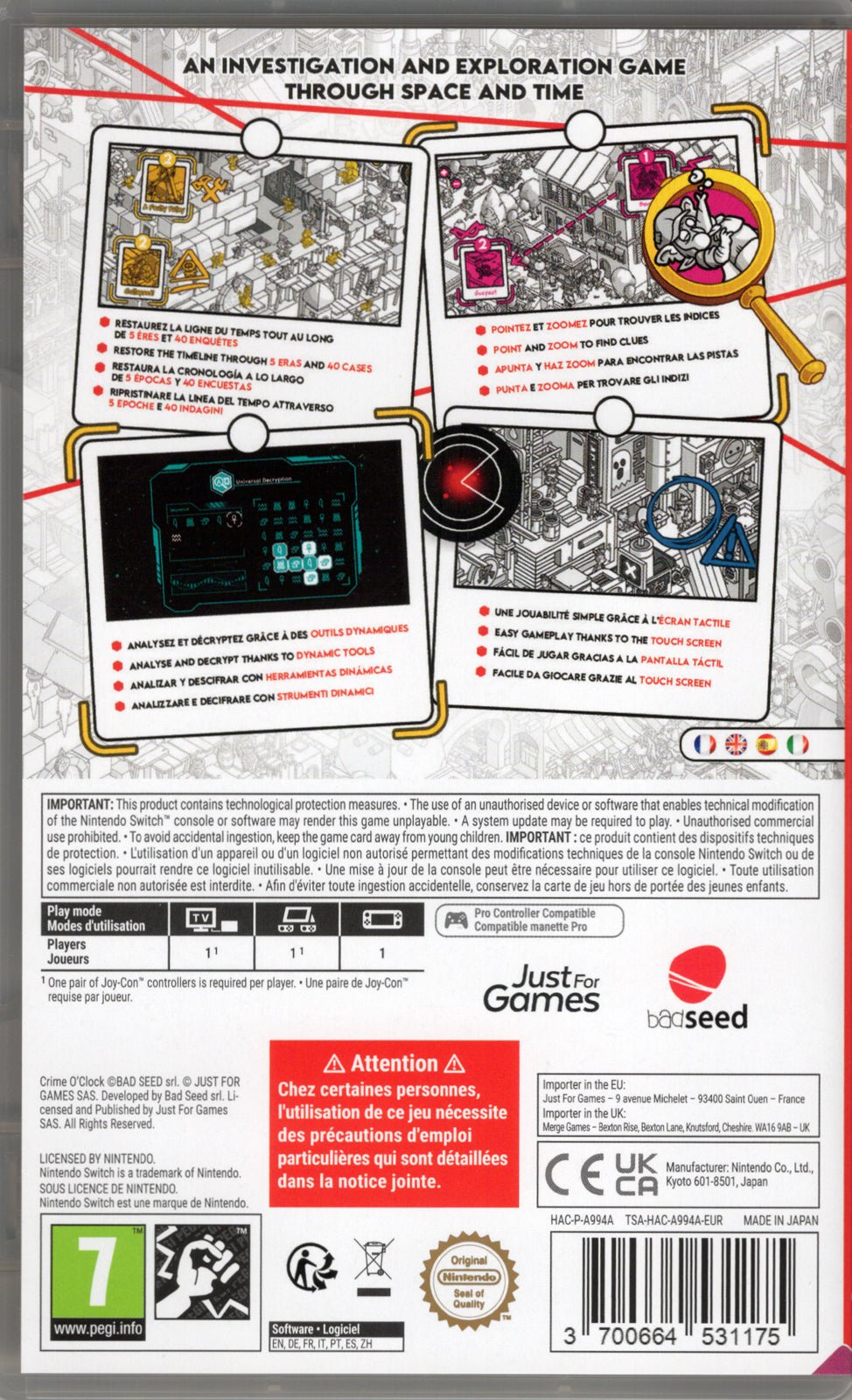 Crime O Clock - BASCO GAMES