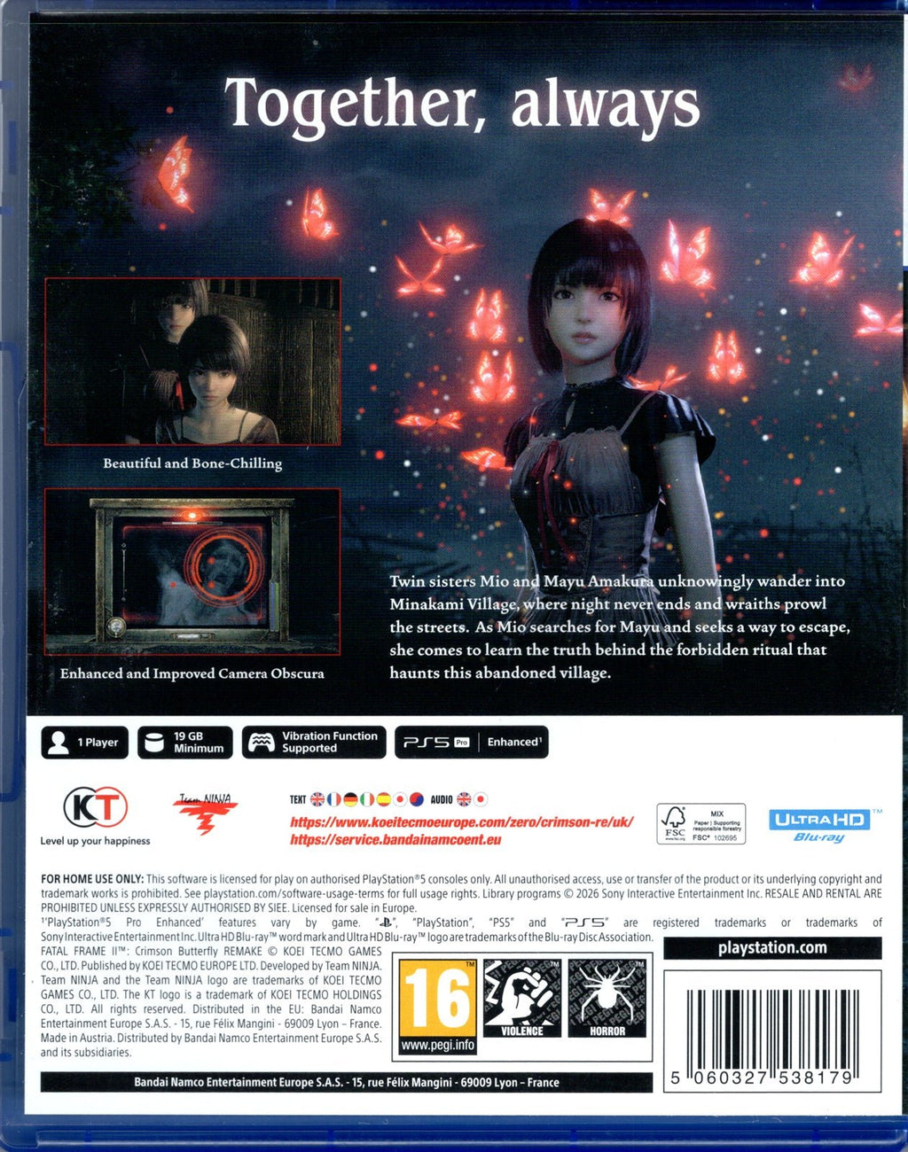 Fatal Frame II Crimson Butterfly Remake - BASCO GAMES