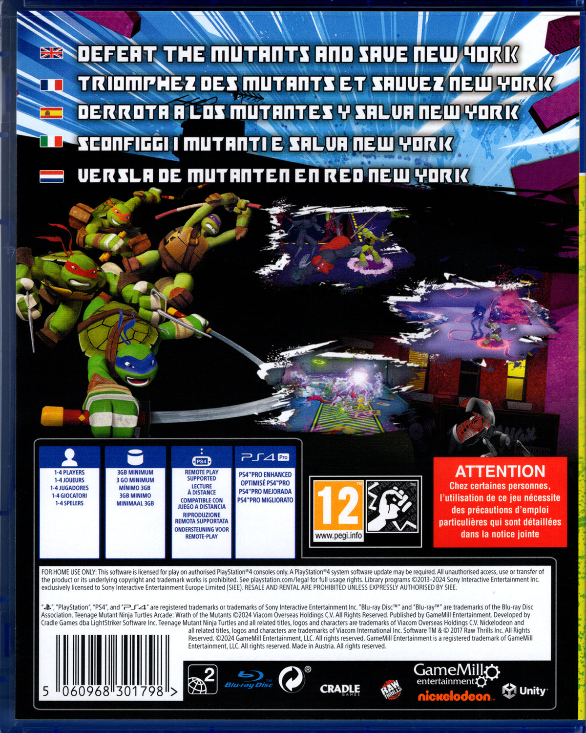 Teenage Mutant Ninja Turtles Arcade: Wrath of the Mutants