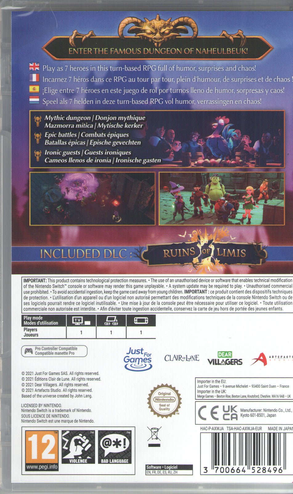 The Dungeon Of Naheulbeuk The Amulet Of Chaos - BASCO GAMES