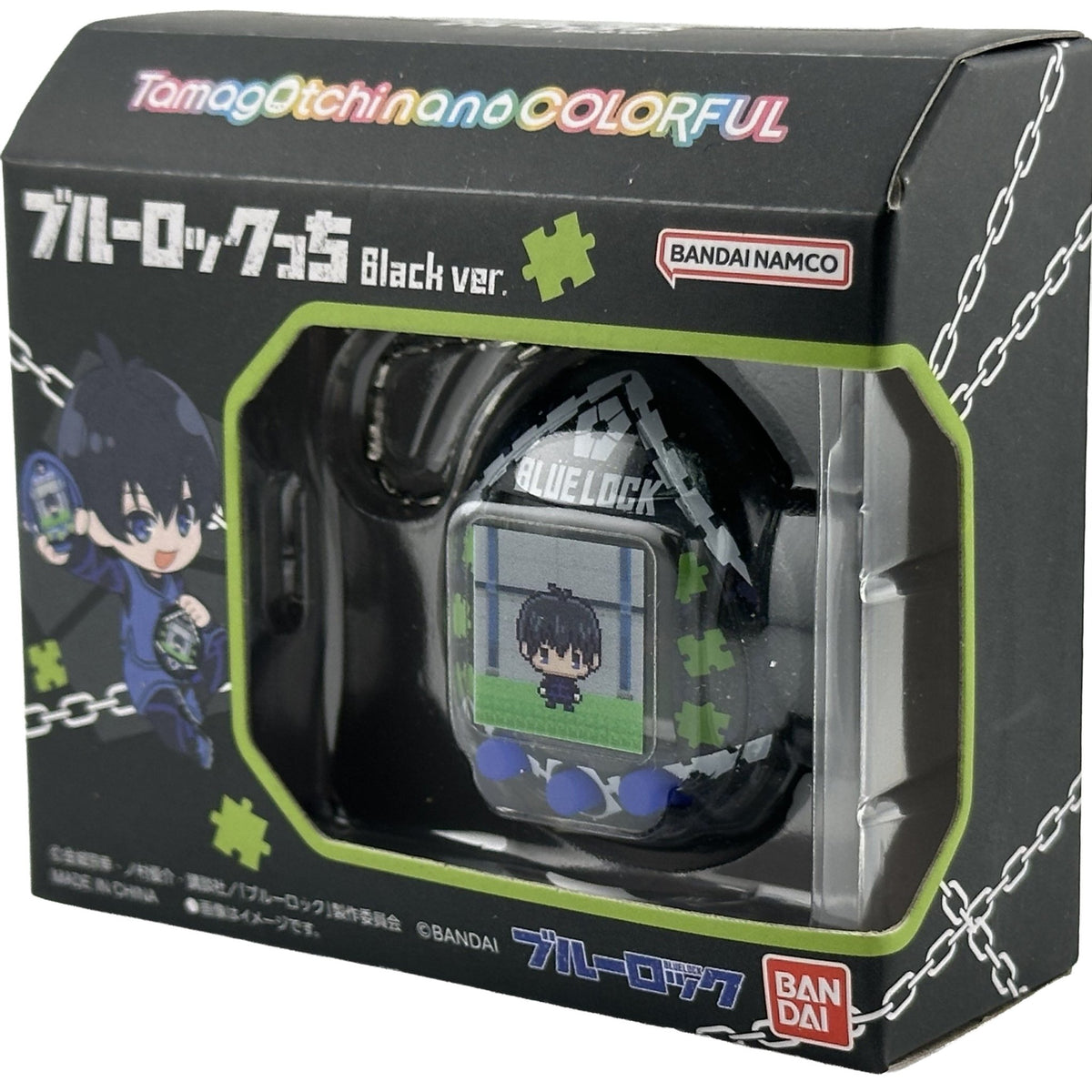 Tamagotchi x Blue Lock Virtual Pet (Black Version) - BASCO GAMES