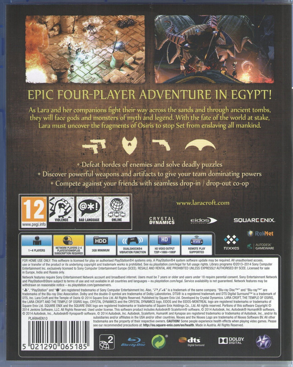 Lara Croft Temple of Osiris - BASCO GAMES