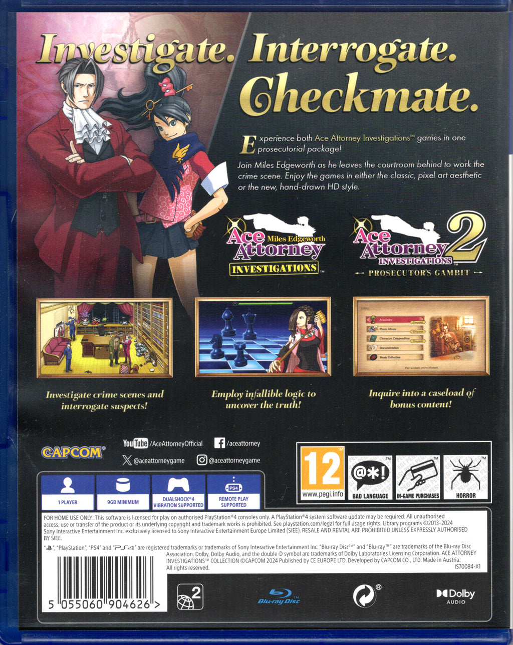 Ace Attorney Investigations Collection - BASCO GAMES