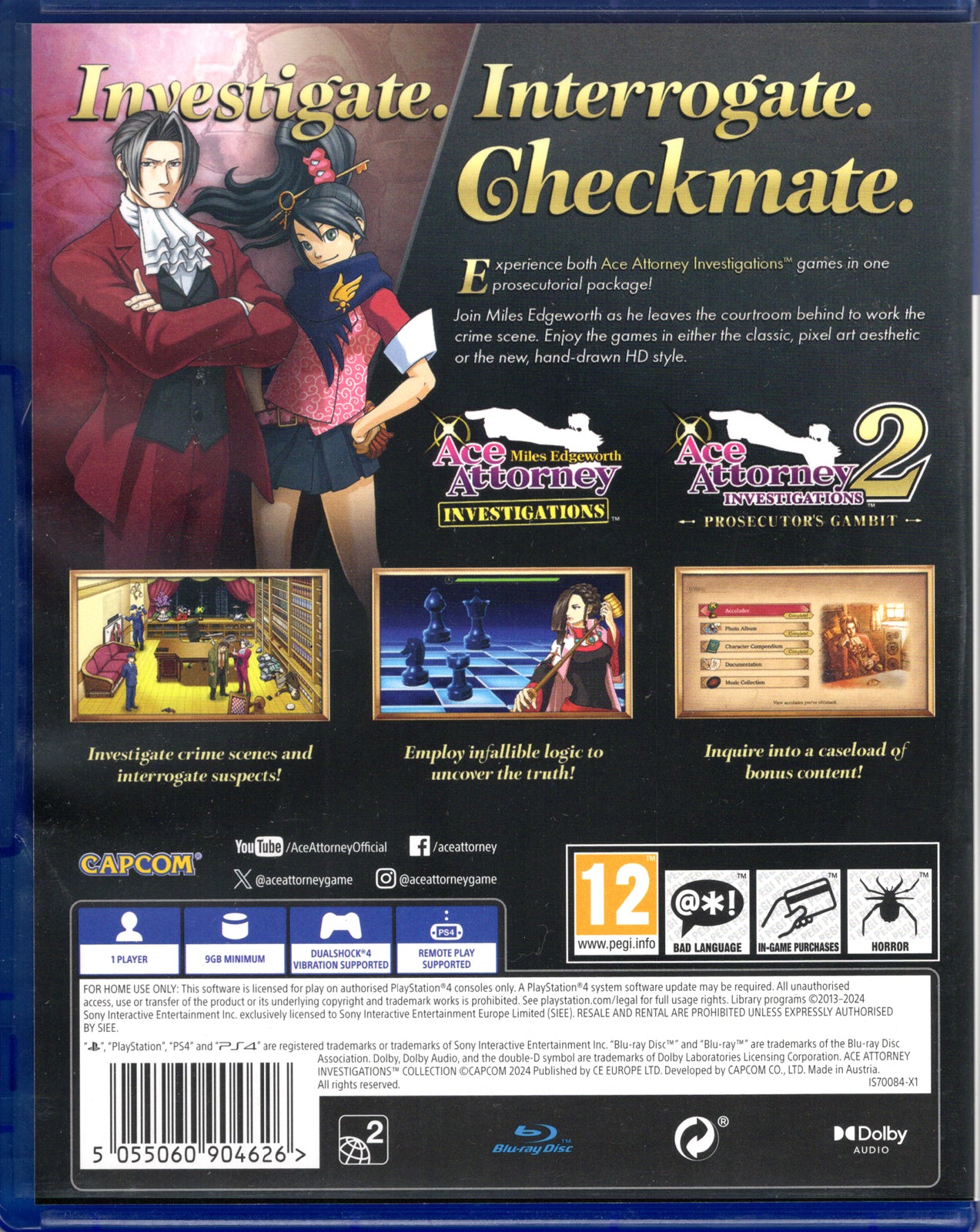 Ace Attorney Investigations Collection - BASCO GAMES