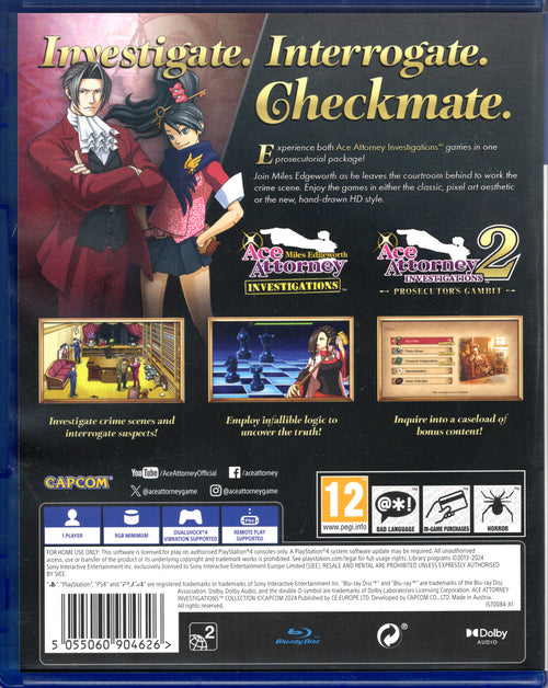 Ace Attorney Investigations Collection - BASCO GAMES
